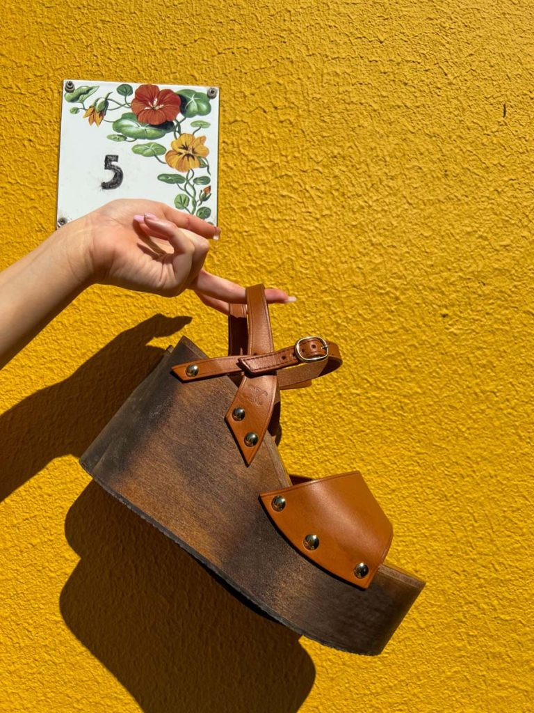 Sandales 55 Wedge Triomphe Céline les songes nantes