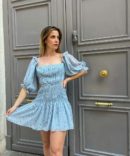 Robe Self-Portrait métallisée à fleurs