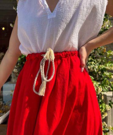 Jupe rouge Forte Forte
