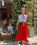 Jupe rouge Forte Forte