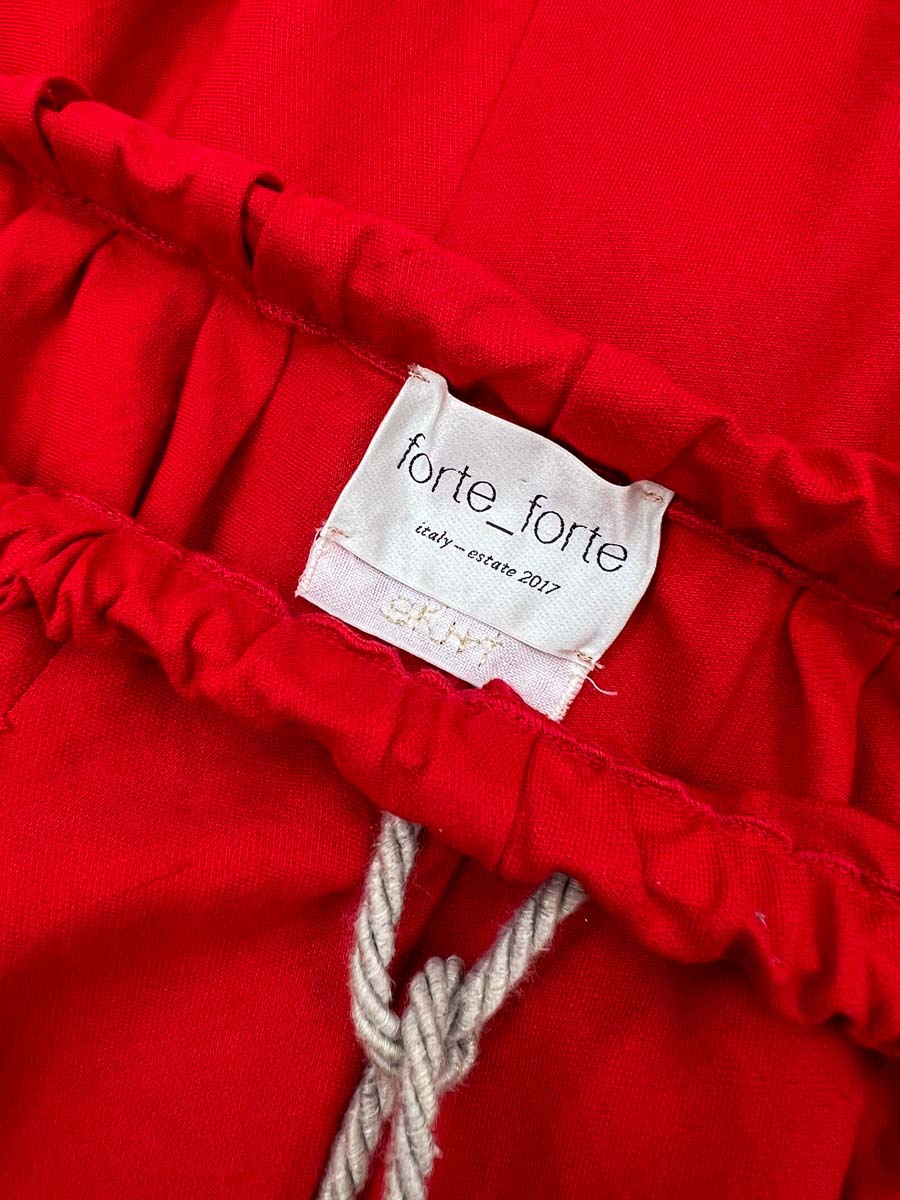 Jupe rouge Forte Forte Jupe rouge Forte Forte