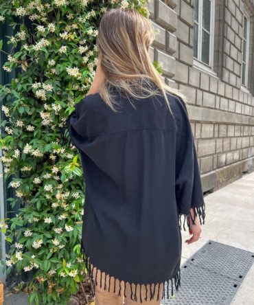 Chemise Balenciaga à franges