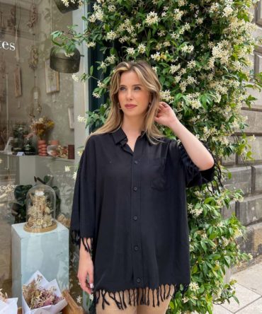 Chemise Balenciaga à franges